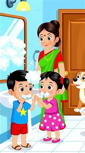 Morning Routine Song for Kids 🌞 | Brush, Play & Learn