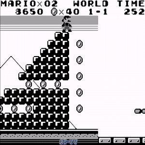 Super Mario Land (Gameboy) Super Mario Land is a 1989 platform game developed and published by Nintendo as a launch game for its Game Boy handheld game console. It is the first Mario platform game to have been released for a handheld console. #videogames #arcade #nintendo #classic #gaming | Retro-Entertainment TV