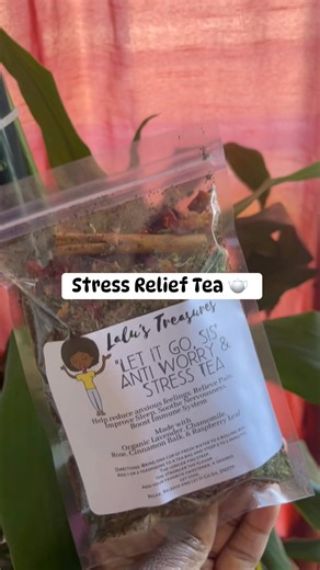 Exhale, sis. Let the day fall off your shoulders. My Stress Relief...