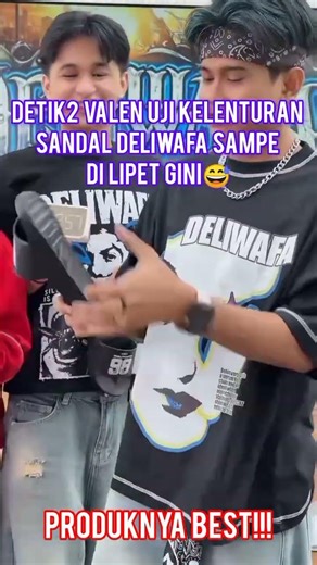 DETIK2 VALEN UJI KELENTURAN SANDAL DELIWAFA SAMPE KAYAK GINI
