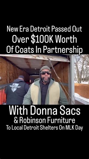 No better way to kick the year off than passing out food & coats on MLK Day as we prepare for one of the coldest stretches of weather this year! People living on the streets and local shelters need us during these winter months more than ever so you know we are going to step in and do our part. • Big shoutout to @donnasacs for their very generous donation of over $100k in winter coats and @robinsonfurniture for providing transportation🫡 • We will be continuing to feed and help with resources ov