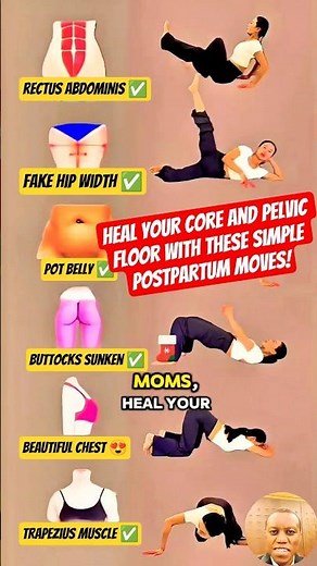 Postpartum Recovery Workout 💪 Heal Your Core & Pelvic Floor