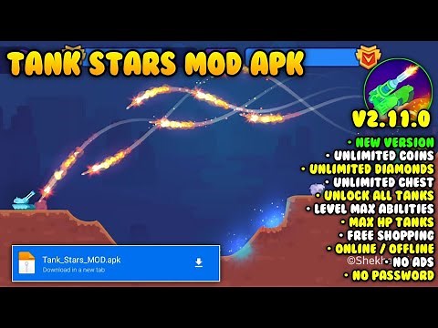 Tank Stars MOD APK v2.11.0 | All Tanks and Weapons Unlocked | Unlimited Money | Latest Version