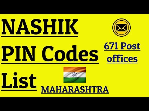 NASHIK PIN Code s List || 671 Post Offices || MAHARASHTRA