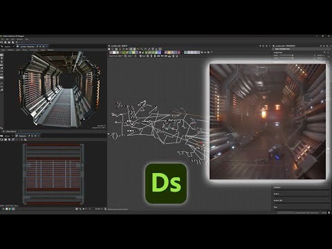 No Modeling Needed - Creating Nostromo Corridors with Substance Designer