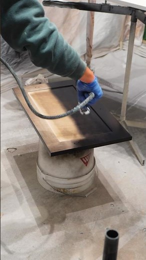 Fixing a failing finish to beautiful green cabinets #painter #kitchenremodel #homeimprovement