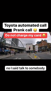 844K views · 8.4K reactions | Toyota automated call Prank call  #prankcall #toyota #creditcard #charge #fyp #car Prank Calls | Prank Calls | Facebook