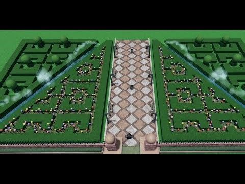 Building A Garden Entrance Part 1 | Theme Park Tycoon 2 | Roblox | TPT2 | Garden