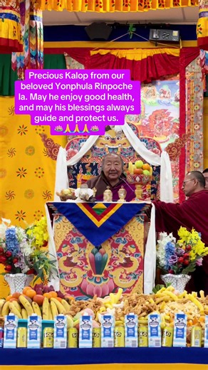 Precious Kalop blessing from Yonphula Rinpoche — wishes for health