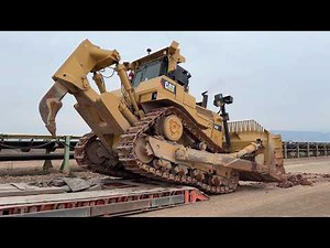 Relocating On Site 2 Caterpillar 385C Excavators & Cat D9T Bulldozer - Sotiriadis/Labrianidis 4k