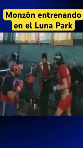 Carlos Monzón entrenando en el Luna Park #boxing #boxeo #box