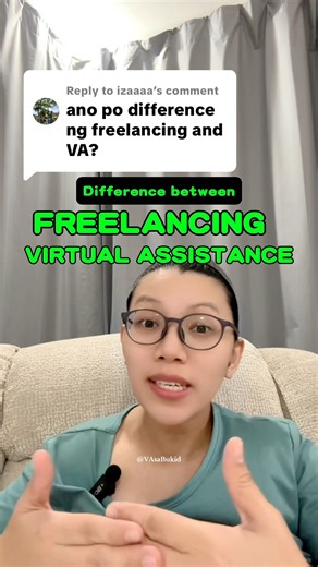 Still confused between being a freelancer and a VA? 👀 Watch this before you start your online career! 👩‍💻 . . . #virtualassistant #smm #onlinejobsworkfromhome #wfhmom #freelancer #freelancingtips #wfhjobs #workingmom #valife #upwork | VA sa Bukid