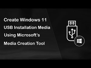 Create A Bootable Windows 11 USB Installation Media Using Microsoft's Media Creation Tool