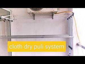 How to install cloth dry system pulley bracket system