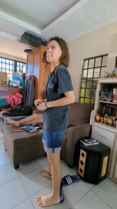 Kikay Cruz demonstrates how she can open a pair of handcuffs using a bobby pin by bending it into an improvised key so she can pick it, note that the keyhole is facing away from the hands as a procedure taught to law enforcement agencies so it will supposedly be harder to pick... | Snooky Cruz