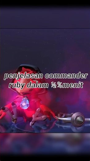 penjelasan commander ruby dalam 30 detik #beranda #mcggidcreator #mcgg #game #magicchees