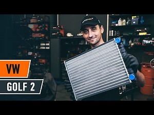 How to change engine radiator on VW GOLF 2 [TUTORIAL AUTODOC]