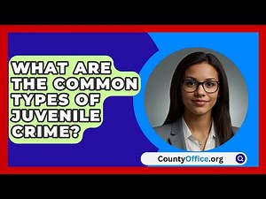 What Are The Common Types Of Juvenile Crime? - CountyOffice.org
