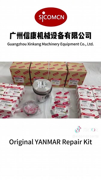 Original Yanmar Repair Kit #excavator #exca #Machinery #4cylinderturbodiesel #tiktoknews #spareparts #Repairkit #Rebuildkit #overhaulkit #EngineParts #YANMAR