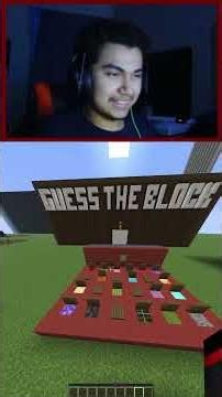 Guess The Block Game #minecraft #minecraftshorts #minecraftmemes @mustydj