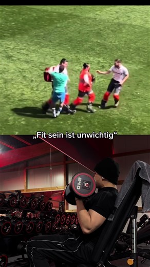 Fit sein ist nicht wichtig? Dann stell dich mal auf den Platz. Wenn du in der 90. Minute nicht mit einem sprintenden Spieler mithalten kannst… Wenn deine Herzfrequenz durch die Decke geht und du unter Druck in Panik gerätst… Wenn du selbst mit Rückenschmerzen aufs Feld gehst… Was genau machen wir hier eigentlich? Sportphysio ist kein Schreibtischjob. Keine PowerPoint-Präsentation. Es ist Performance – unter Flutlicht, unter Druck. Du verordnest Krafttraining, aber bist selbst nicht stark. Du pla