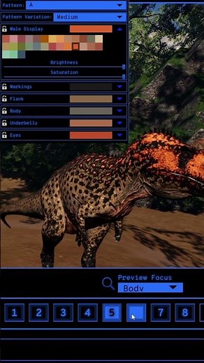 The Isle Evrima Ceratosaurus skins | The Isle Evrima | Ceratosaurus #fyp #shorts #theisle #viral