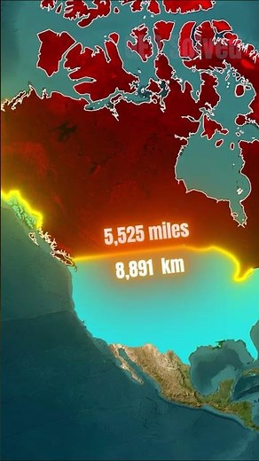 You've Been Wrong About Canada's Borders #geography #canada #facts