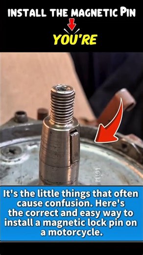 This Simple Trick Makes Installing a Magnetic Lock Pin Easy