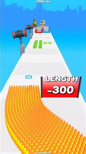 Bullet Stack Run Level 144 - Choose All Green Box 😱🔥 #trending #shorts #youtubeshorts #games