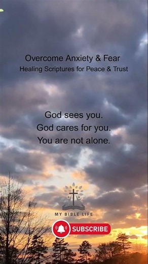 Overcome Anxiety & Fear | Healing Scriptures for Peace & Trust
