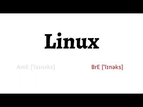 How to Pronounce linux in American English and British English