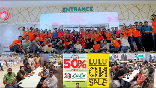 LuLu Hypermarket Kerala on Instagram: "Thank You, Trivandrum! ❤️ 4 days. Endless smiles. Pure shopping vibes! 🛍️✨ Flat 50% sale was a blast – all because of YOU! From early rush to late-night sprees, packed trolleys to happy faces – you brought the energy and made it unforgettable. 🙌💫 You didn’t just shop, you set the vibe and owned the sale! 🔥 📍 LuLu Mall Thiruvananthapuram"