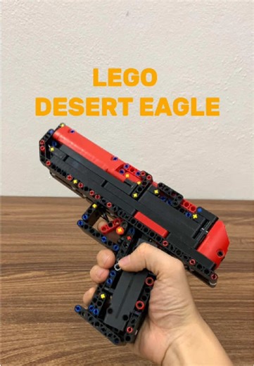 Lắp Desert Eagle từ 5kg rác lego technic bỏ đi !? #lego #legotechnic #legomoc #legomech #legogun
