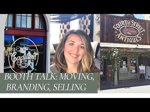 How to run an antique booth: Moving, branding, price tags.