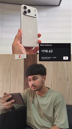 krish.chauhan on Instagram: "I phone 17 😅 . . . . . . . . . . . . . #viralreels #instagram #explore #reels #viral"