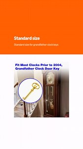 Grandfather Clock Door Key Replacement Ridgeway Grandfather, Sligh, Pearl, Seth, Thomas, Howard Miller Grandfather Clock Key Suitable for Before 2004 Door Clock Key