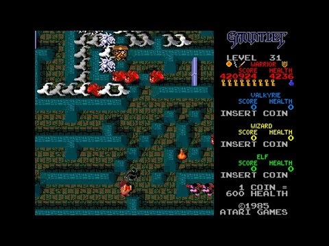 Gauntlet [Arcade Longplay] (1985) Atari Games {rev 5}