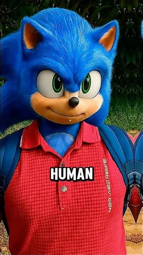 Was Sonic Originally a HUMAN?😱⚡️ #sonicthehedgehog #sonic