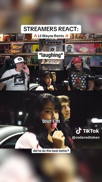 “Hi Lil Wayne” -Token 🔥 #tokenhiphop #nevertoodifferent #lyricalhiphop #streamerclips #reactionvideo