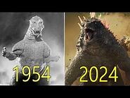 Evolution of Godzilla w- Facts 1954-2024