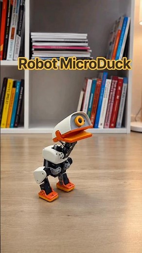 🦆🤖 Meet MicroDuck — The Tiny Robot Duck by Pollen Robotics! #MicroDuck #PollenRobotics