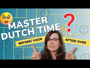 MASTER Dutch Time: Clock Learning Made EASY! 🕰️🌐part 1