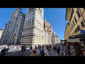 Brunelleschi's Dome tour in Florence, Italy 4k 360 Walk through