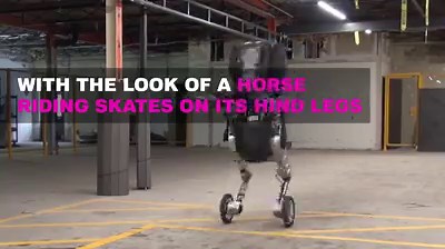 30K views · 246 reactions | Boston Dynamics' new robot is like a horse on wheels! | cheddar news | Facebook
