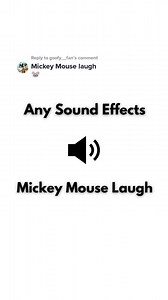 Replying to @goofy__fan Mickey Mouse Laugh #anysoundeffects #mickeymouse #mickeymouselaugh #mickeymouseedit
