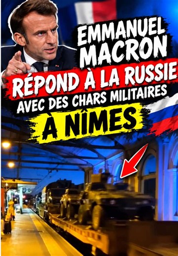 Emmanuel Macron se prépare face à la Russie #france #militaire #nimes #actu