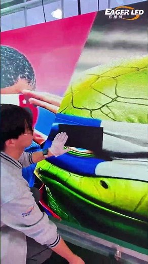 This LED display screen is an ideal solution for indoor fixed installations. #eagerled #leddisplay