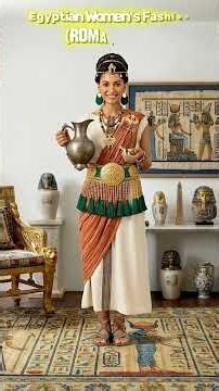Egyptian Women's Fashion Evolution (1AD–1000) 🇪🇬