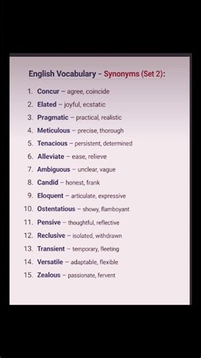 Upgrade Your English ; 15 Strong English Words and Synonyms Part - 2