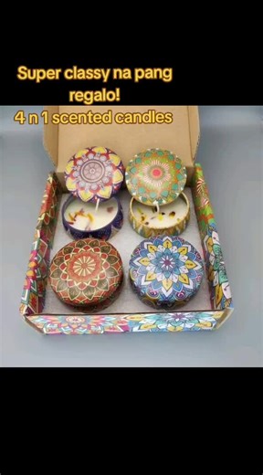 Vibrant colors and beautiful patterns to brighten up any space. Ready to light up and relax. #viral #giftideas #scentedcandle #affordable